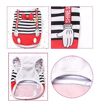 Amazon | 犬服3枚 犬服 夏 ひんやり ペット服 春 夏用 犬の服